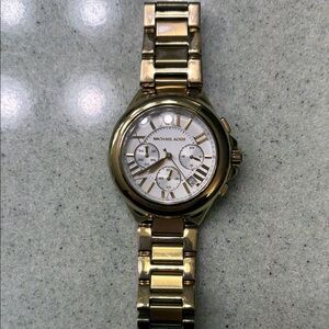 Michael Kors Gold Chronograph Watch